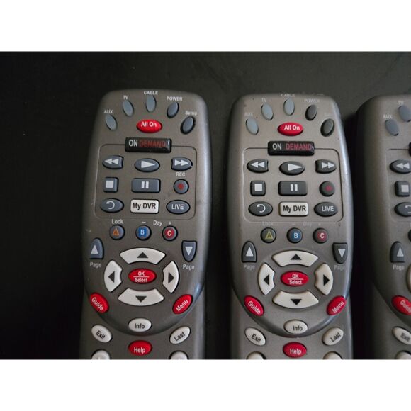 XFINITY Comcast Custom DVR 3 Device Universal Remote-Lot of 4 Remotes-Used - Picture 2 of 7